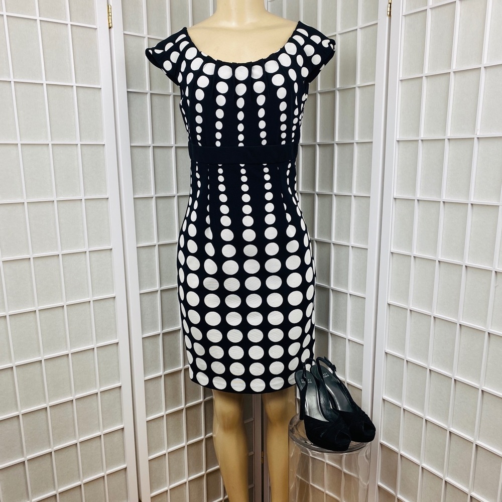 EUC LONDON TIMES POLKA DOT PARTY DRESS